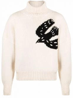 Alexander McQueen intarsia-pattern jumper