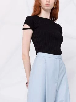 Alexander McQueen high-waist pleated trousers