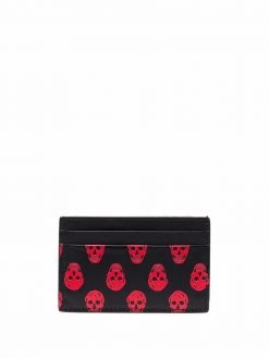 Alexander McQueen Biker Skull card holder