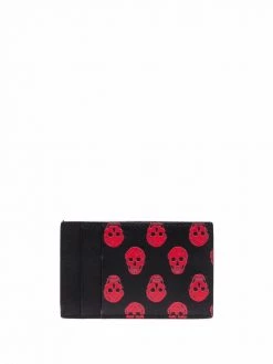 Alexander McQueen Biker Skull card holder