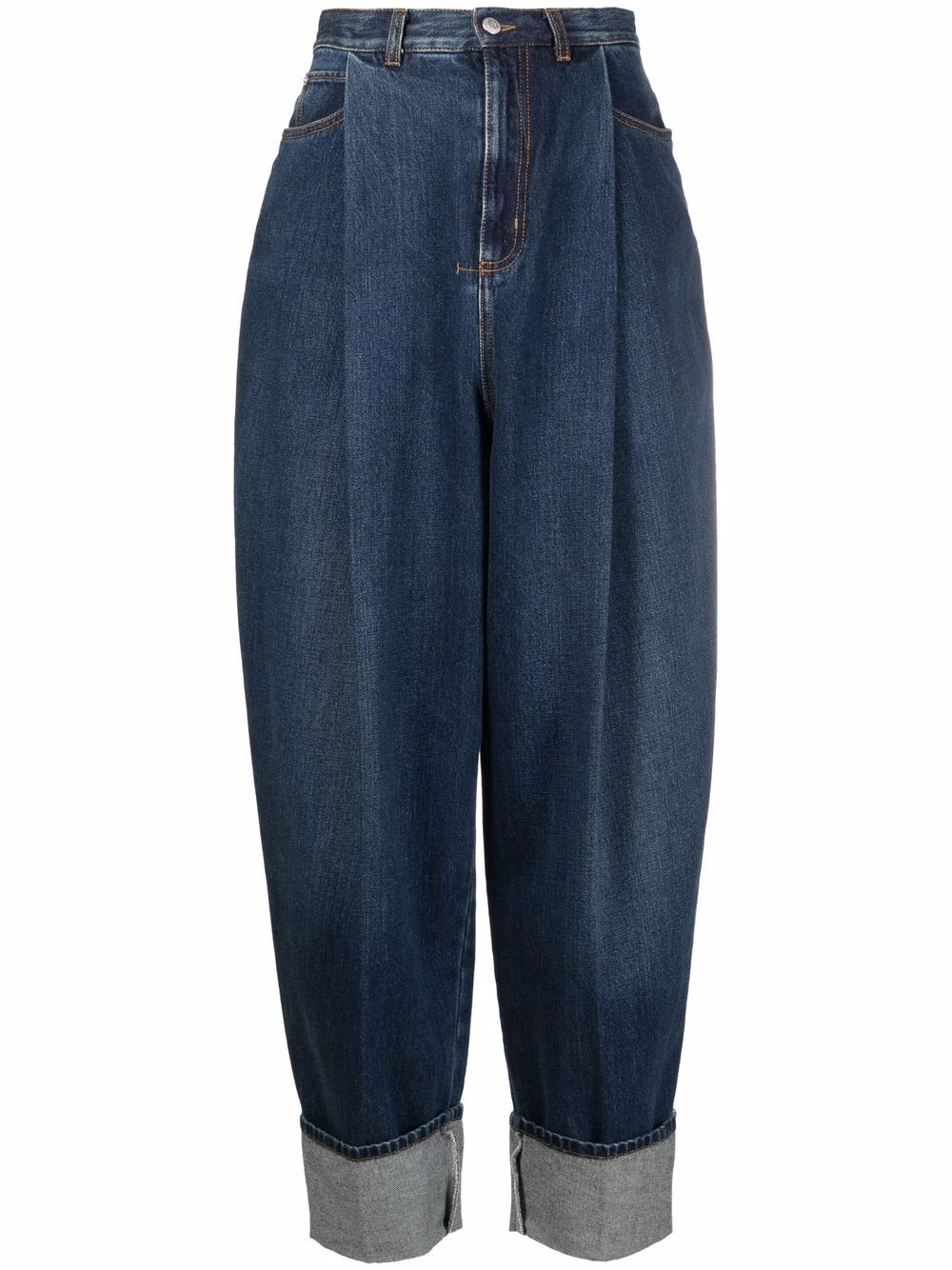 Buy ๐ฅฐ Alexander McQueen High rise tapered ๐ jeans ๐ 1 Alexander McQueen high-rise tapered jeans