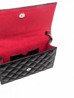 Alexander McQueen skull-stud quilted crossbody bag