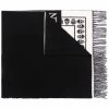 Alexander McQueen logo-print wool scarf