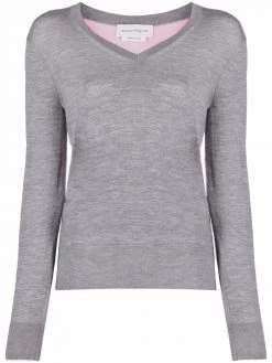 Alexander McQueen cashmere V-neck jumper