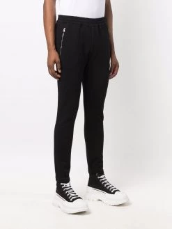 Alexander McQueen crochet-design track pants