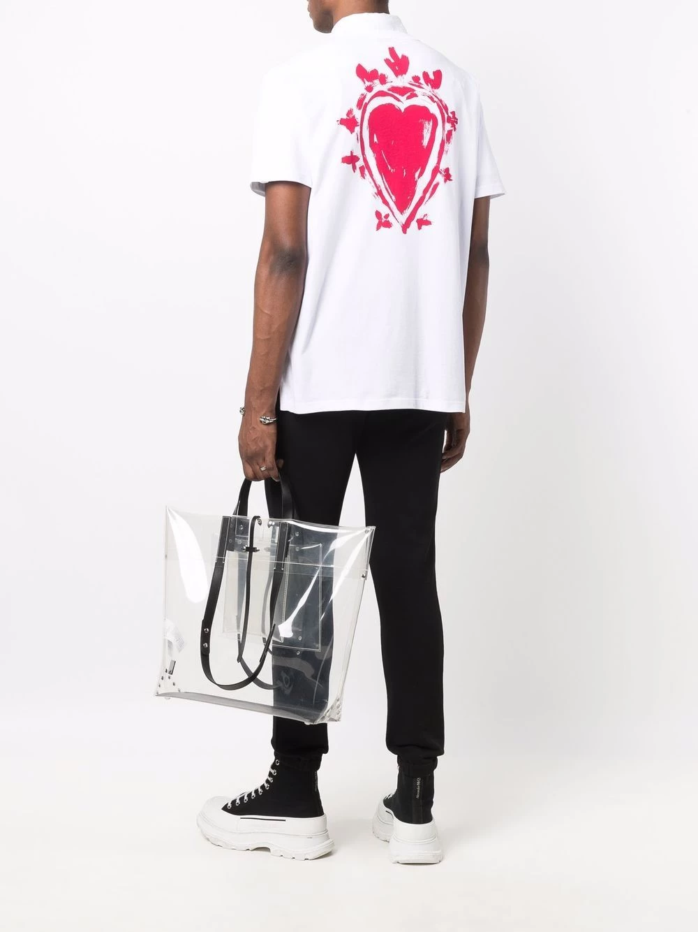 Buy ๐ฅฐ Alexander McQueen Graphic print short sleeve T ๐ shirt ๐ 2 Alexander McQueen graphic-print short-sleeve T-shirt