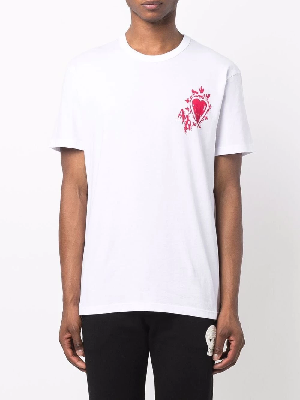 Buy ๐ฅฐ Alexander McQueen Graphic print short sleeve T ๐ shirt ๐ 3 Alexander McQueen graphic-print short-sleeve T-shirt