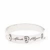 Alexander McQueen logo-etched bangle