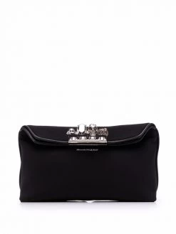 Alexander McQueen Four-Ring handle clutch bag