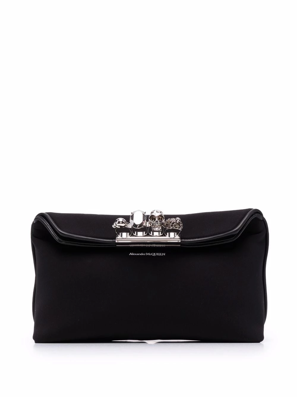 Best Pirce 💯 Alexander McQueen Four Ring handle clutch bag 🔥 1 Alexander McQueen Four-Ring handle clutch bag