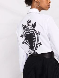 Alexander McQueen heart print shirt