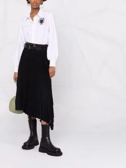 Alexander McQueen heart print shirt