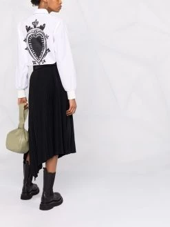 Alexander McQueen heart print shirt