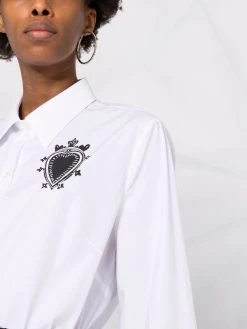 Alexander McQueen heart print shirt