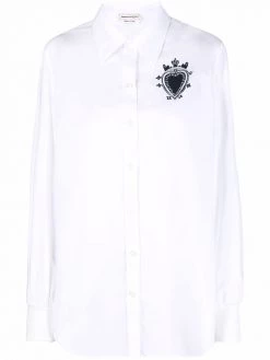Alexander McQueen heart print shirt