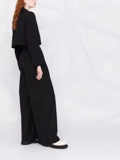 Alexander McQueen cropped double-breasted blazer