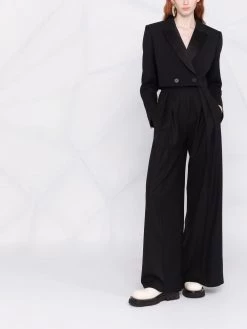 Alexander McQueen cropped double-breasted blazer