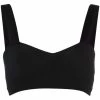 Alexander McQueen knitted wool-blend bra top