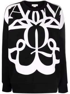 Alexander McQueen Exploded Seal logo-print sweatshirt