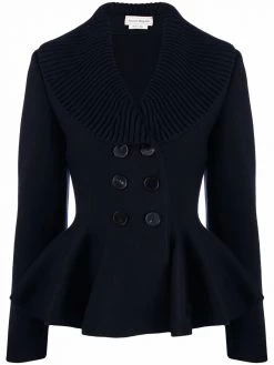 Alexander McQueen fitted double-breasted jacket
