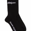 Alexander McQueen logo knitted socks