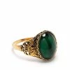 Alexander McQueen cabochon-embellished ring