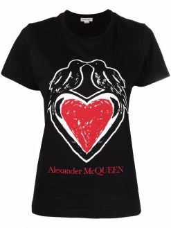 Alexander McQueen logo crew-neck T-shirt