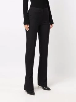 Alexander McQueen dart-detail flared trousers