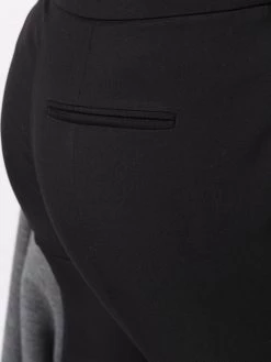 Alexander McQueen dart-detail flared trousers