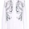 Alexander McQueen Meadow-embroidered cotton shirt