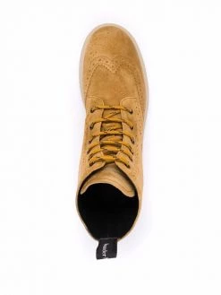 Alexander McQueen brogue-detail suede boots