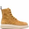 Alexander McQueen brogue-detail suede boots