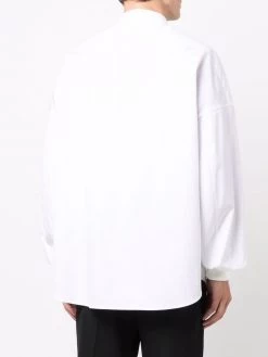 Alexander McQueen dropped shoulder poplin shirt