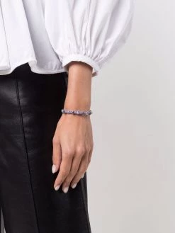 Alexander McQueen skull-appliqué beaded bracelet