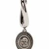 Alexander McQueen skull-charm twist keyring