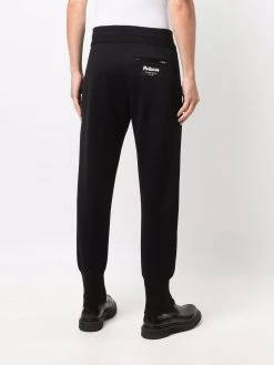 Alexander McQueen tapered logo-patch track pants