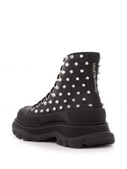 Cheap 😀 Alexander McQueen Stud embellished high top 👟 sneakers ⌛ 6 Alexander McQueen stud-embellished high-top sneakers