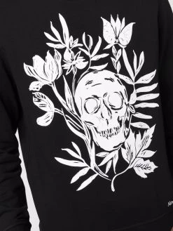 Best Sale 🛒 Alexander McQueen Skull floral print crew neck sweatshirt 👏 9 Alexander McQueen skull floral-print crew-neck sweatshirt