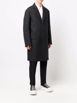 Alexander McQueen single-breasted button-front coat