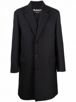 Alexander McQueen single-breasted button-front coat