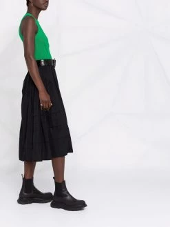 Alexander McQueen ribbed panel tank top