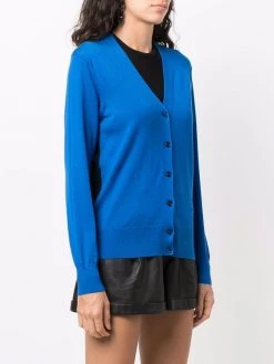 Alexander McQueen embroidered-logo cardigan