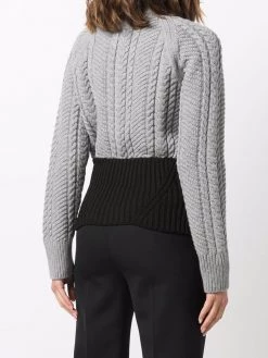 Alexander McQueen cable-knit jumper