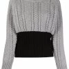 Alexander McQueen cable-knit jumper