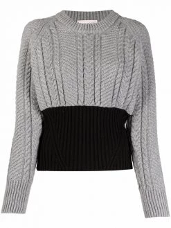 Alexander McQueen cable-knit jumper