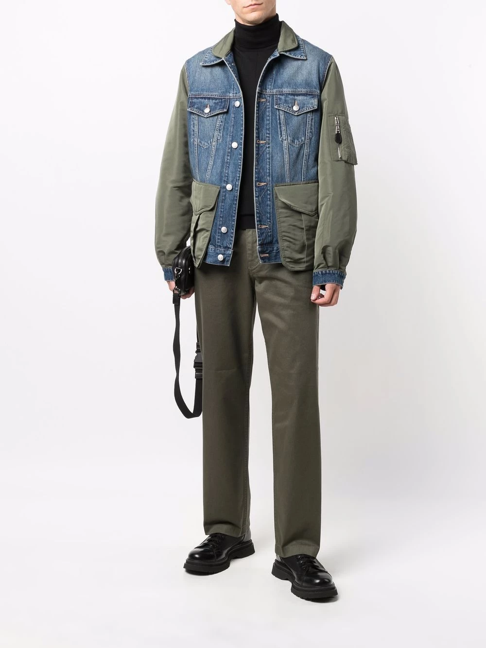 Budget ✨ Alexander McQueen Panelled denim jacket 💯 2 Alexander McQueen panelled denim jacket