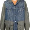 Alexander McQueen panelled denim jacket