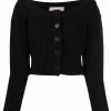 Alexander McQueen off-shoulder knit cardigan