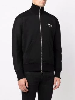 Alexander McQueen logo-patch bomber jacket