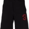 Alexander McQueen logo skull-print shorts